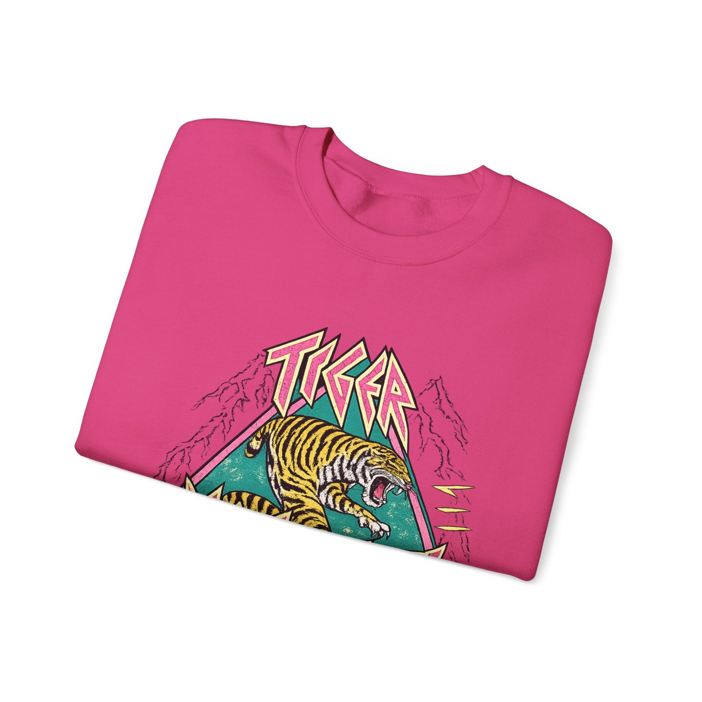 Vintage Tiger Valle Sweatshirt -Tiger Graphic Streetwear Crewneck
