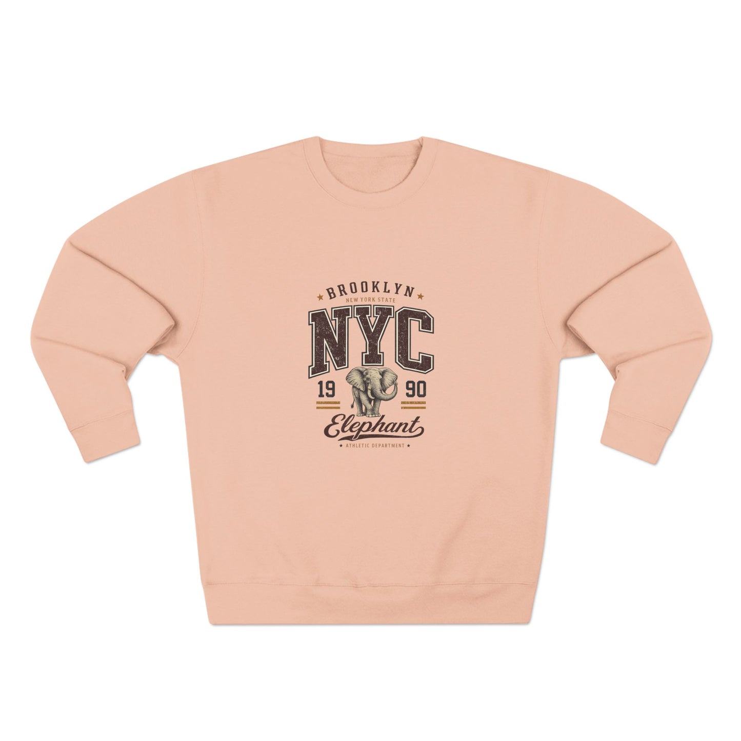 Brooklyn 1990 Crewneck — Vintage Elephant Edition