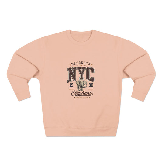 Brooklyn 1990 Crewneck — Vintage Elephant Edition