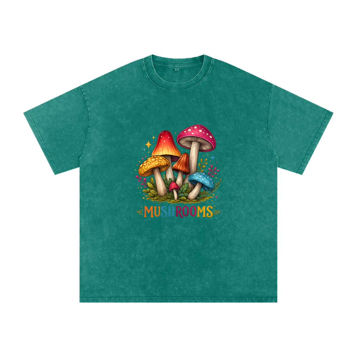 purple,red,green,blue,mushroom,Tee,Tees,unisex,orange,yellow,tippywhite,oversized,vintage,girls,boys,men,women,juniors,youth