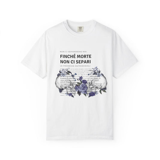 Finché Morte Graphic Tee – Grunge Aesthetic Dark Romance Streetwear T-Shirt