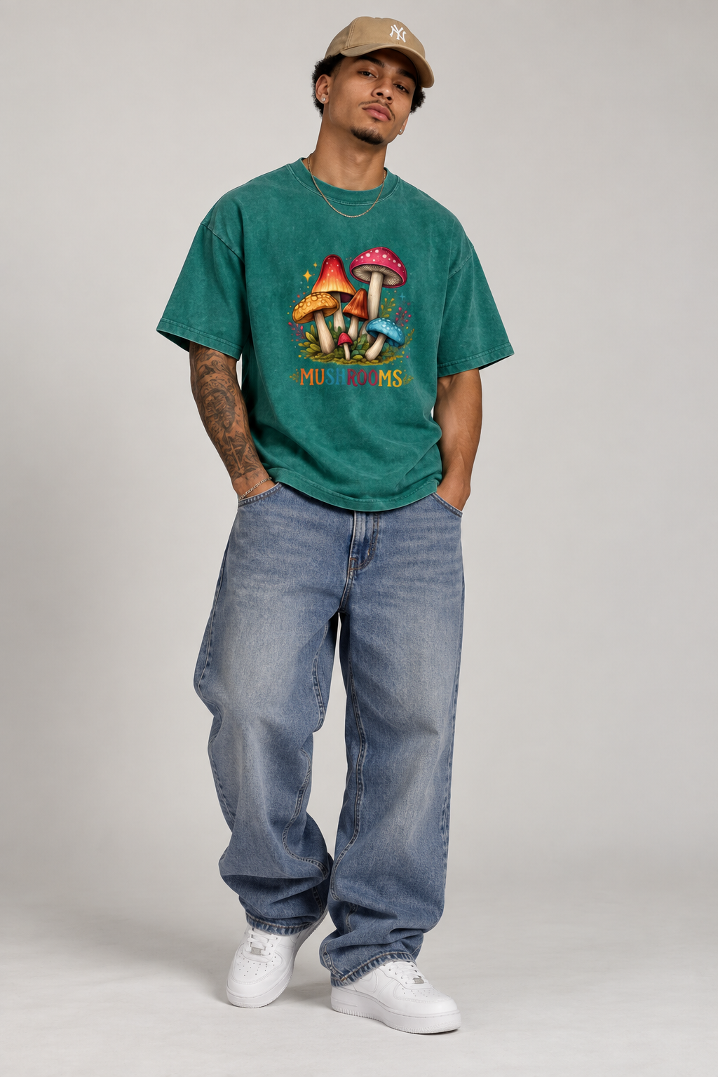 purple,red,green,blue,mushroom,Tee,Tees,unisex,orange,yellow,tippywhite,oversized,vintage,girls,boys,men,women,juniors,youth