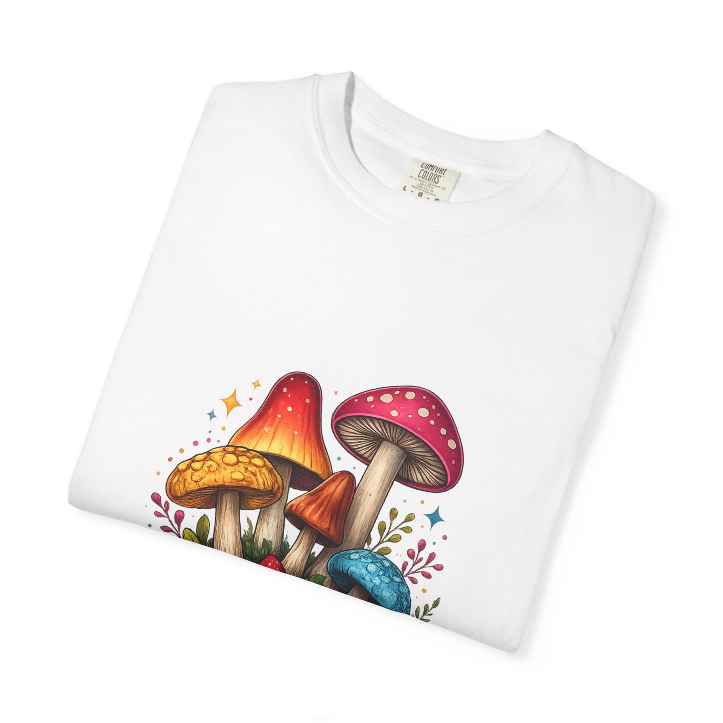 Trippy Mushroom Graphic Tee – Bold Psychedelic Streetwear Shirt
