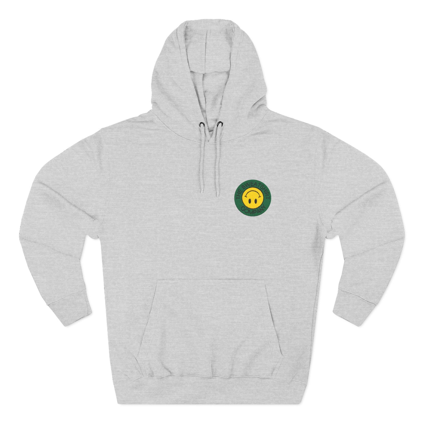 The Happy Hoodie – Cozy Unisex Graphic Pullover Sweatshirt with Smiley Face