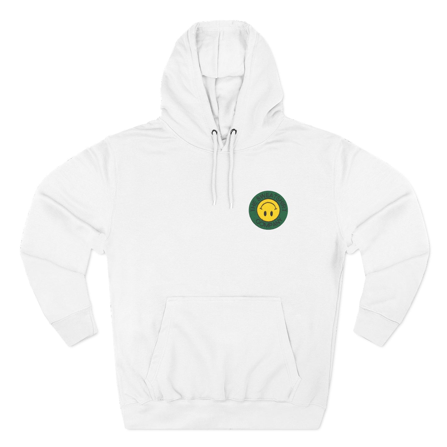 The Happy Hoodie – Cozy Unisex Graphic Pullover Sweatshirt with Smiley Face