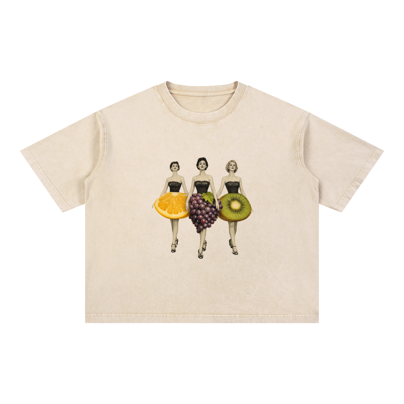 Tee,tees,fruit,ladies,unisex,purple,green,orange,black,youth,boxy,apricot
