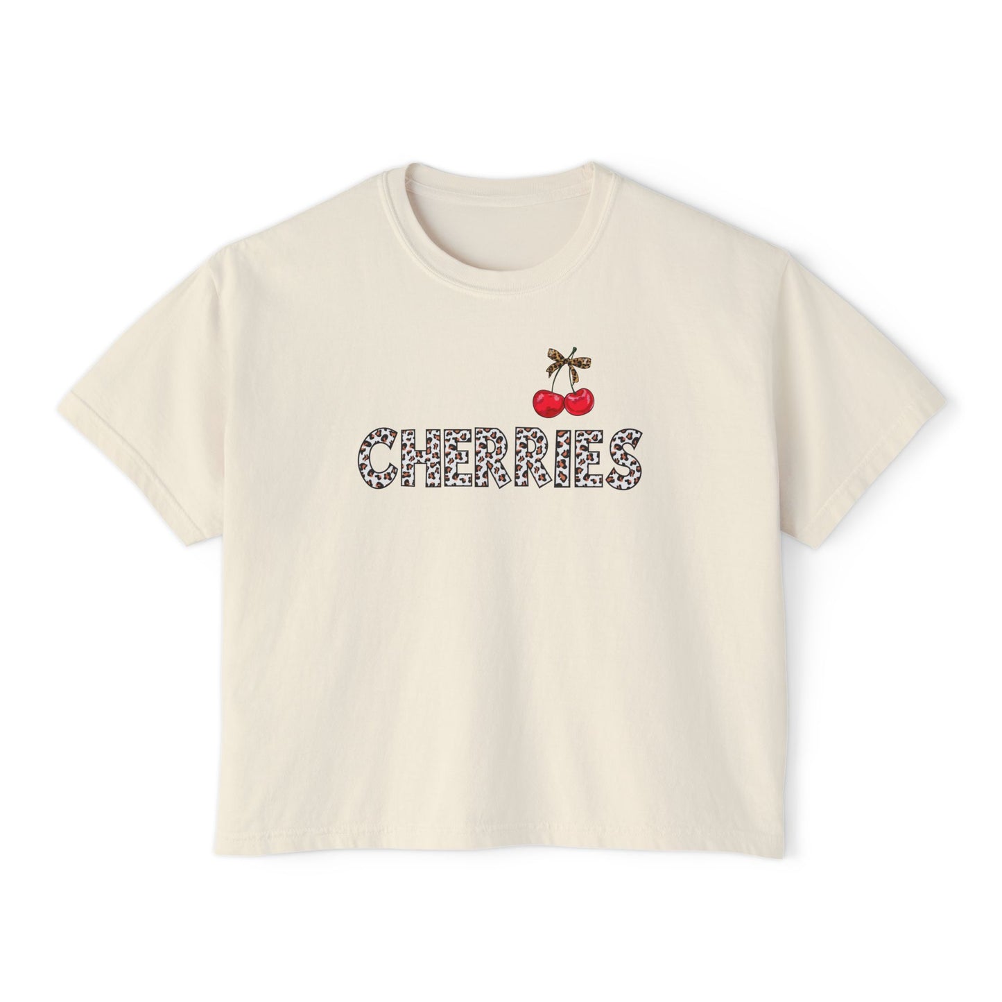 Cherries Boxy Tee