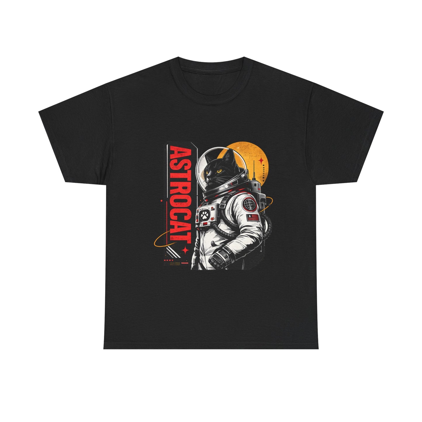 Astroncat Vintage T-Shirt – Funny Space Cat Cosmic Unisex Tee