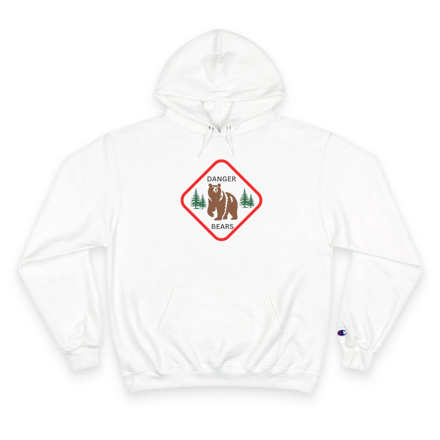 Bear Crossing Champion Hoodie - Heavyweight Outdoor Graphic Pullover