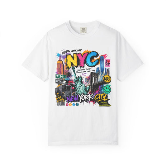 New York City Graffiti T Shirt - Vintage Urban Art Tee