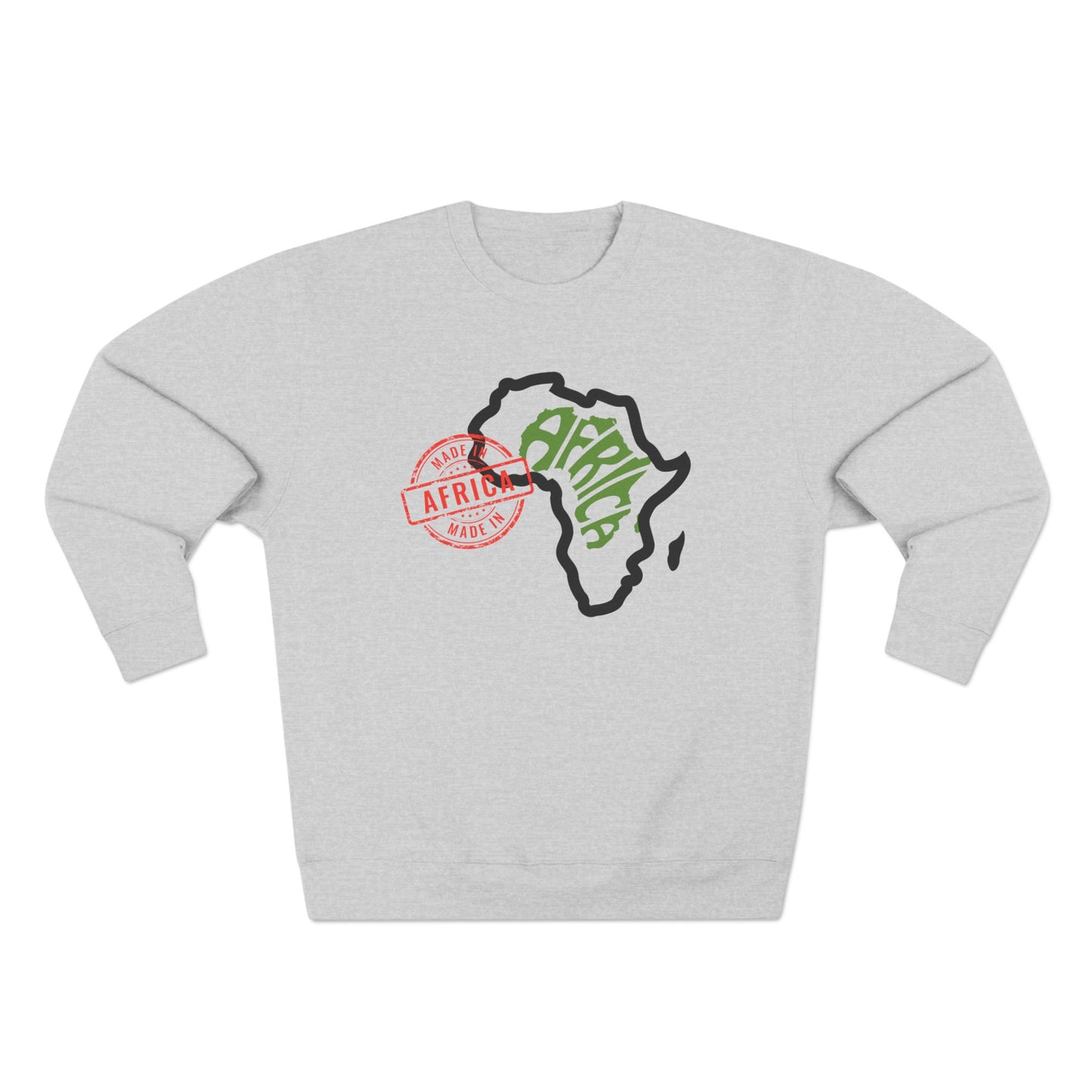 Vintage Africa Travel Graphic Sweatshirt – Cozy Unisex Safari Wanderlust Crewneck