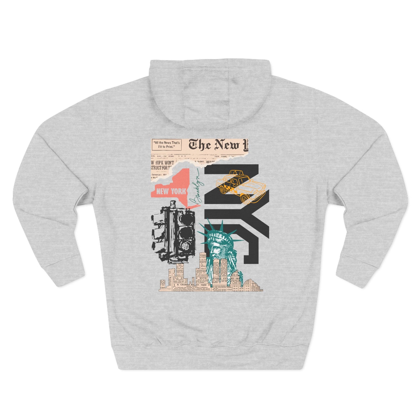NYC Graphic Hoodie - New York Travel Pullover