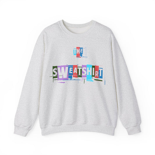 Colorful Scratch Out Sweatshirt – Creative Pop Art Unisex Pullover