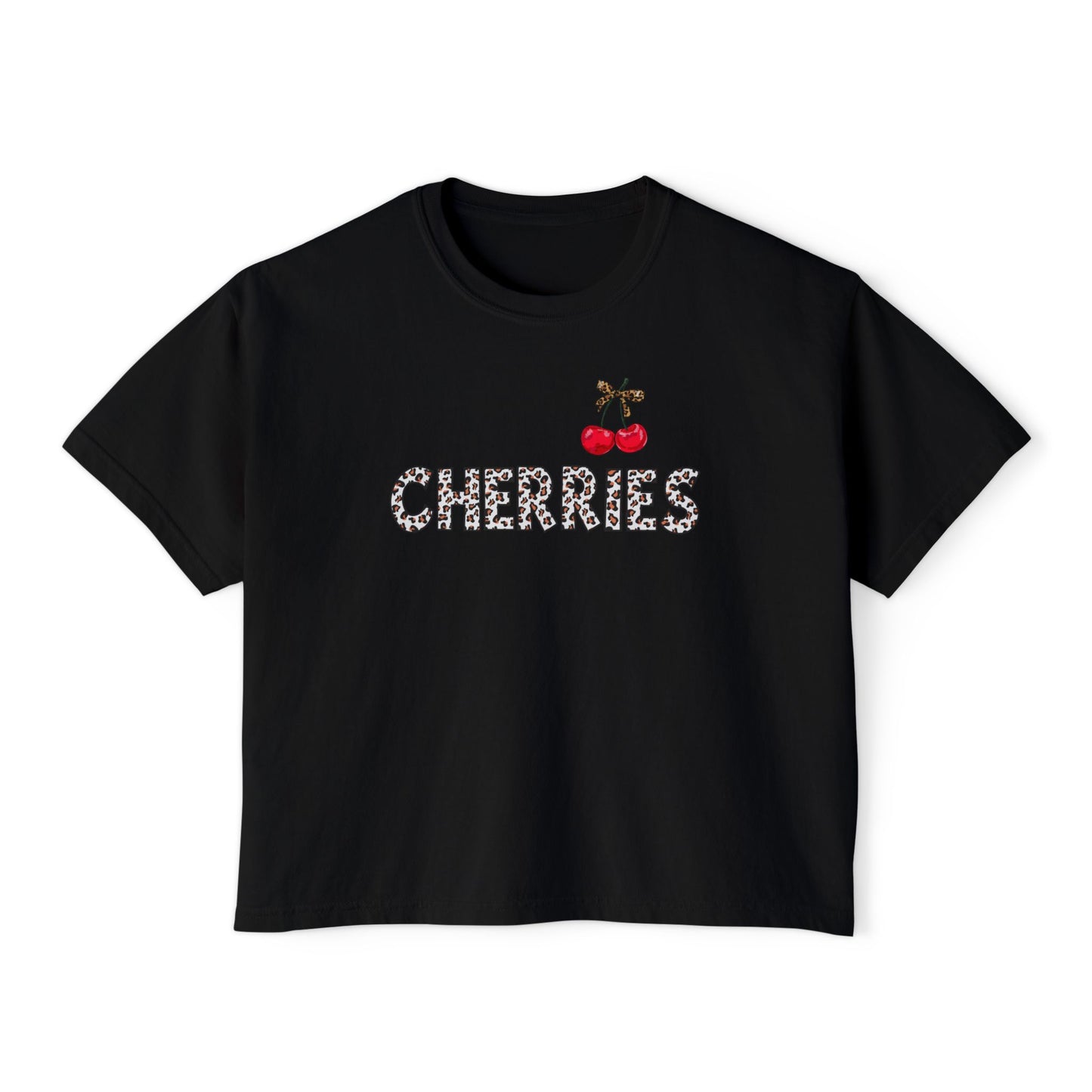 Cherries Boxy Tee