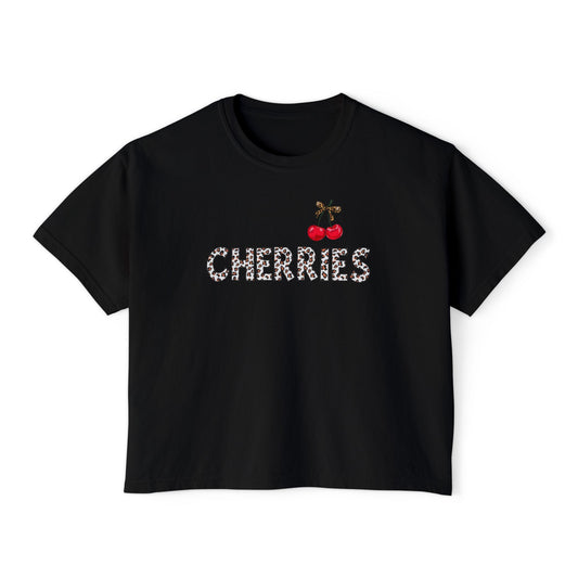 Cherries Boxy Tee