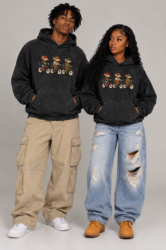 red,blue,Hoodie,Hoodies,black,distressed,white,green,brown,mice,vintage,unisex,girls,boys,men,women,bikes,characters,frayed