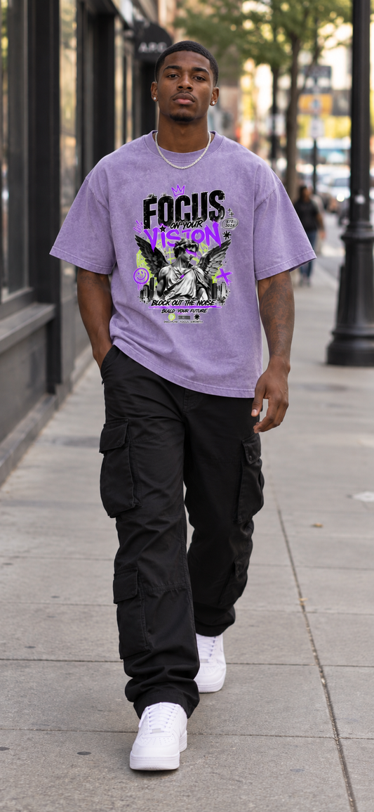 purple,unisex,Tee,Tees,black,white,gray,men,women,boys,girls,juniors,youth,motivational,graphic,angel,vision