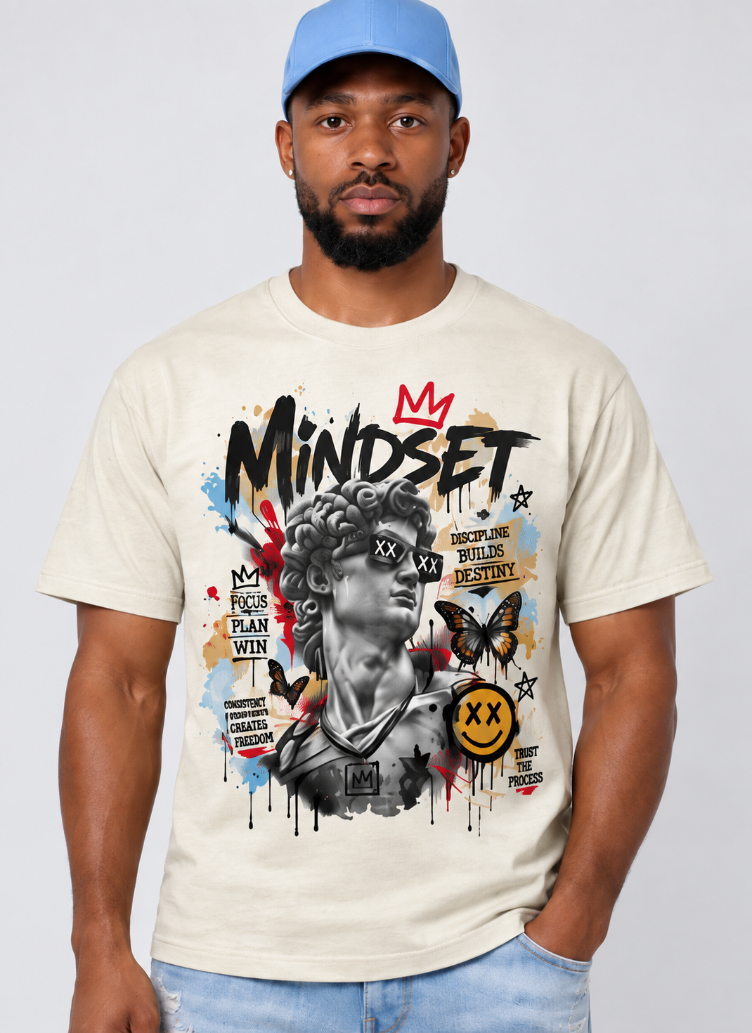 red,black,yellow,blue,tan,Tees,Tee,unisex,men,girls,women,boys,gray,mindset,butterfly,smile,apricot,graphic,graffitti