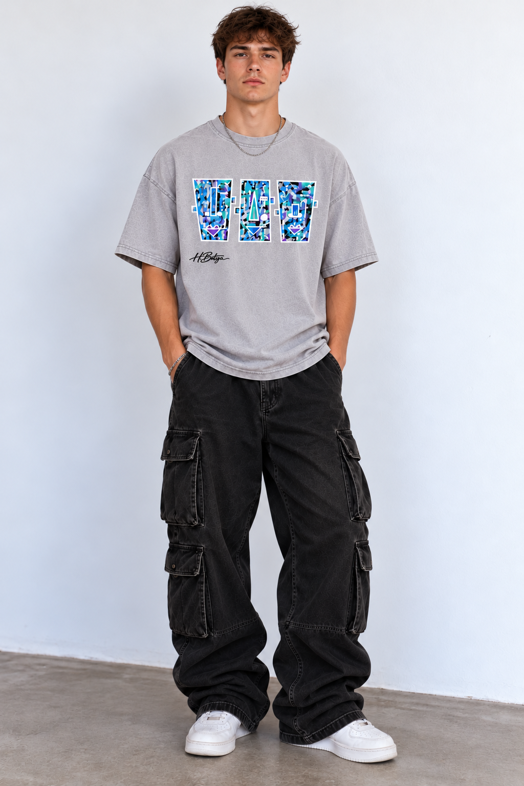 Divine Expression Enzyme-Washed Graphic Tee- Original Art by Hadassah Batya
