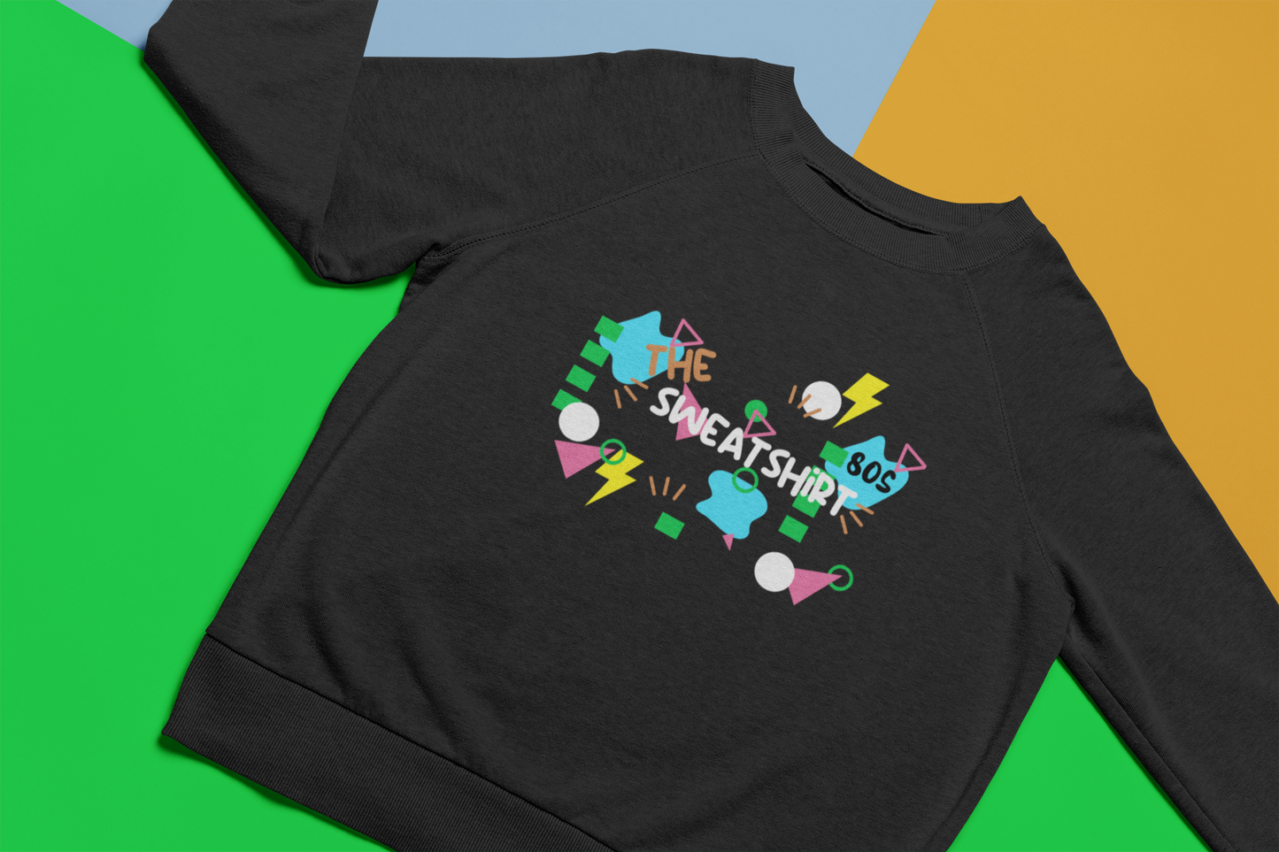 Black 80's Sweatshirt