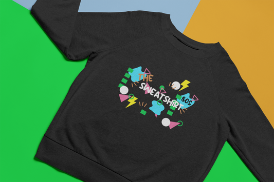 Black 80's Sweatshirt